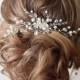 Pearl hair comb Ivory bridal comb Bridal hair comb Wedding Hair Accessories Wedding Hair Pin Bridal hair clip Bride hair piece