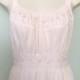 Vintage 1950s Nightgown, Pink Nightgown, Sleeveless Nightgown