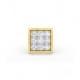 Men's Diamond Earring 0.09 Carat In 14k Yellow Gold Best Affordable Cost