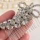 OOAK Vintage Bridal Hair Comb, Antique Headpiece, Crystal Wedding Comb, Great Gatsby Headpiece, Antique Bridal Comb, Wedding Hair Piece