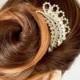 Crystal Bridal Comb Vintage,Wedding Headpiece, Gatsby 1920s Headpiece, Rhinestone Hair Clip, Unique Hair Comb, Expensive Gift