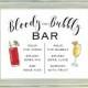 Bloody and Bubbly Bar, 8x10 Printable Mimosa and Bloody Mary Bar, Digital Wedding Bar Sign, Open Bar Sign, Bridal Brunch Sign, DIY Mimosa