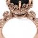 Buy Cheap Price Vintage Style Black Diamond Engagement Ring
