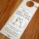 FAST SHIPPING - 25 qty Personalized Wedding Door Hangers