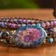 Jasper Stone Bracelet-Natural Gemstone Healing Balance Bracelet-Spiritual Meditation Bracelet-Anxiety Relief Bracelet Inner Peace Gift
