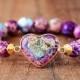 Natural Stone Bracelet-Galaxy Sea Sediment Healing Bracelet-Balancing Calming Spiritual Protection Meditation Anxiety Stress Relief Bracelet
