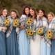 Spring Wedding Shawl, Blanket Scarf Bridesmaid, Blue Plaid Blanket Scarf for Bridesmaids, Bridesmaid Shawl Spring, Shawls and Wraps