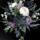 Dusty Purple Cascading Succulent Bridal Floral