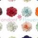 Set of 3 - (3 inch) Sugar Roses - White Yellow Peach Purple Ivory Red Pink & More! - Edible Cake Toppers. Great for Weddings!
