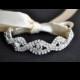 Crystal Bracelet Rhinestone beaded cuff bracelet- bridal, bridesmaid cuff bracelet,bridal bracelet, beaded crystal cuff