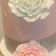 Gumpaste Ranunculus Flowers - 2" or 3" - Ivory, White or Pink - Beautiful Cake Toppers!