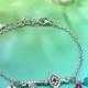 Key Bracelet, Key Jewelry, Chain Bracelet Women, Dainty Chain Bracelet, Personalized Initial, Charm Bracelet, Layering Bracelet