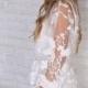 White Lace Bridal robe // Petal Lace Robe // Bride Robe // Honeymoon robe// wedding robe // Bridal Gift // All lace robe  // Lace Robe