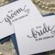 Wedding Card to Your Bride or Groom on Your (Our) Wedding Day, Love Note to Future Husband ,Wife Card Keepsake Love Note Before I Do's CS15