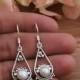 Beautiful Pearl Top Quality Gemstone Earring 925-Sterling Silver Earring,Birthday Gift Earring,Gift Item Earring,Boho Earring,Gift For Her