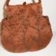 Copper Evening Bag, Copper Beaded Bag, Autumn Color Bead Purse,   EB-0378