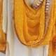 Jaipuri Rajasthani Women Silk Bandhani Bandhej  Heavy Dupatta with Gota Work and latkan yellow colour bridal dupatta
