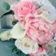 Pink peony wedding bouquet - Rose garden wedding flowers