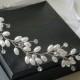 Pearl Bridal Hair Vine, Wedding White Pearl Headpiece, Bridal Pearl Hairpiece, Pearl Hair Jewelry, Wedding Hair Accessories, Pearl Wreath
