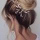 Crystal Wedding Comb, Opal & Crystal Comb, Bridal Comb, Crystal Wedding Hair Comb, Crystal Bridal Comb, Wedding Hair Comb.