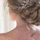 Crystal Bridal hair comb Silver Bridal hair comb Silver Bridal Hair Accessories hair comb Wedding Hair Accessories Crystal Bridal hair piece