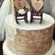 Chair-western-rocking chair-country-wedding-cake topper-rustic-anniversary-bride-groom-initials-wedding sign-ivory veil-miniature-hunting