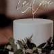 Custom Script Mr and Mrs Cake Topper for Wedding by Rawkrft - Anniversary Custom Cake Topper Personalized, Wedding Cake Topper Bridal Shower
