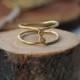 Gold eternity ring Gold infinity ring, Gold ring promise Gold Commitment ring gold Vesica Piscis Ring spiritual simple promise ring women