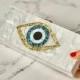 Evil Eye Acrylic Clutch Bag
