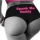 Spank Me Daddy DDLG Panties Sexy Slutty Cute DDLG Clothing Submissive Funny Boy Short Bachelorette Gift Booty Panty Womens Underwear