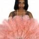 Blush Feather Fan, Ostrich and Marabou Feather Fan For Burlesque, Boudoir Photoshoot Accessory, Showgirl Costume & Halloween Events ZUCKER®