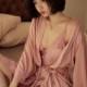 Vintage Silk Nightgown- Silk Chemise- Silk Erotic Lingerie- Bride Nightgown- Silk Nightgown- Silk Babydoll- Silk Slip- Silk Lingerie Dress