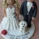 Personalised Wedding Cake Topper - Bride & Groom *FREE SHIPPING*