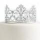 Silver Crown Cake Topper, Wedding Cake, Small Crown, Mini Crown, Princess Cake, Prince Party