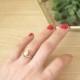 Opal Engagement ring . Opal wedding ring set . Bohemian opal engagement . Opal Rose gold chevron wedding set. Oval opal ring.