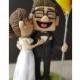 Carl & Ellie Fredricksen Up Pixar Caketopper Wedding Doll