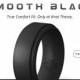 Knot Theory Breathable Smooth Black Silicone Ring for Men - Step Edge 9mm Wide Rubber Wedding Band Size 8 ~ 14