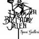 Happy Birthday ADD NAME & AGE - Jack Skellington A Nightmare Before Christmas Cake Topper