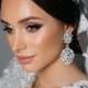 Silver Bridal Tiara Crown, Wedding Crystal Headpiece