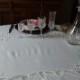 Nappe de table-nappe blanche vintage-cérémonie-dentelle préçieuse de Luxeuil-bien conservée-ornement de table-nappe de table de Noél