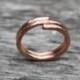 Minimalist Copper Ring, Hammered Band Copper Ring, Textured Ring, Healing Copper Rings, thumb ring, midi ring, stackable ring, wedding band