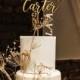 Mr & Mrs Boho Wedding Cake Topper by MinToBeUs