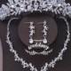 Silver Tiara & Necklace Set with Crystals-Wedding Accessories,Bridal Jewellery-Silver Wedding Crown-Bridal Tiara set-Wedding Jewellery