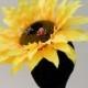 Small Sunflower Fascinator By Hats2go