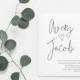 Printable Engagement Party Invitation 