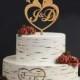 Wood Cake Topper, Cake Topper, Wedding Cake Topper, Anniversary Cake Topper, Engagement Cake Topper
