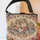 1940's Tapestry Handbag, Vintage Purse, Tapestry Evening Bag, Retro Fashion,  EB-0441