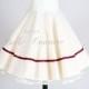 Custom Made & Handmade - Short 50s Petticoat Wedding Dress with Lace Art.: "Marie II"