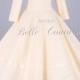 Custom Made & Handmade - Calf Length 50s Petticoat Wedding Dress "Marie" with Bolero