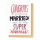 Wedding Card - Newlyweds - Wedding Congratulations Card - Congrats Card - Mr. and Mrs. Card - Wedding Card - Bride And Groom - Marriage Card